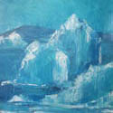 Off the Coast of Greenland, Acrylic on canvas, 24 x 20
