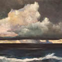Storm Breaking, Acrylic on canvas, 24 x 48