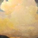Moonrise, Acrylic on canvas, 48 x 26